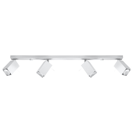 MERIDA stropní svítidlo 4xGU10 Reflektor Halogenové svítidlo Pohyblivé 80cm Bílé SOLLUX