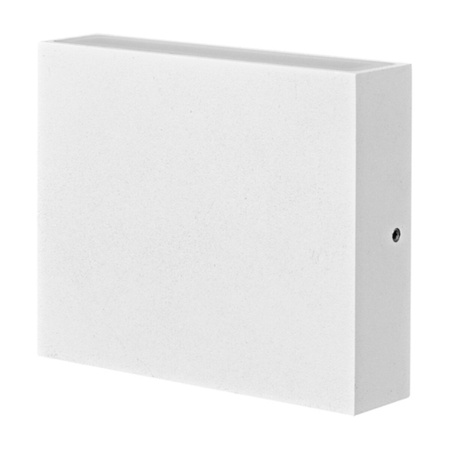 LED zahradní nástěnné svítidlo bílé nahoře nebo dole 3.5W 250lm IP44 SQUARE CHICAGO GOLDLUX (Polux)