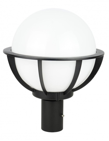 Venkovní stojící zahradní lampa POST Koule s košem 250 K 5002/1/KPO 250 E27 130cm Su-Ma