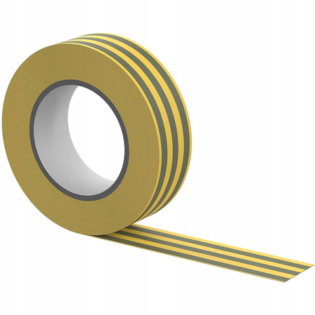 Silná PVC izolační páska Voděodolná 15mm x 0.13mm Žlutozelená 10m
