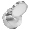 Nástěnné stropní svítidlo LED do koupelny 7,5 W 200 lm CCT 11 cm IP44 Stmívatelné stříbrné SMART+ WiFi Sun@Home Ledvance
