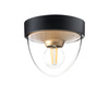 Venkovní stropní zahradní lampa NOOK 7976 E27 IP44 Spot Black and Gold Nowodvorski