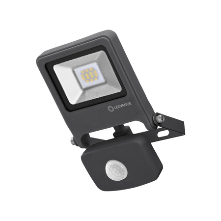 Reflektor LED 10W 800lm 3000K IP65 šedý s pohybovým senzorem LEDVANCE Floodlight Endura