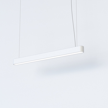 SOFT Závěsné svítidlo 7547 Nowodvorski White 2xLED Tube T8 Ceiling 90x6 Modern