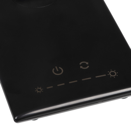 Stolní stolní lampa Školní kancelářská noční lampa Nastavitelná LED 7,3W 570lm CCT Černá nastavitelná LED stmívatelná Preda Kanlux