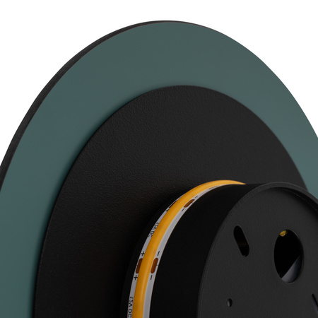 Nástěnné svítidlo LED 7W 30lm 3000K Warm Silver Modern RING MIRROR LED S 10276 Nowodvorski