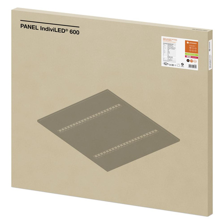 LED panelové kancelářské stropní svítidlo 33W 4000lm 4000K neutrální stmívatelné podhledové bílé 60x60cm UGR16 Zigbee IndiviLED® Ledvance