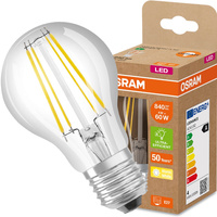 LED žárovka A60 E27 4W = 60W 840lm 3000K Teplá bílá 360° OSRAM ULTRA EFFICIENT vlákno