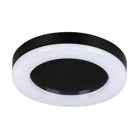LED stropní svítidlo TURA 24W 1800lm 4000K IP65 černé kulaté KANLUX