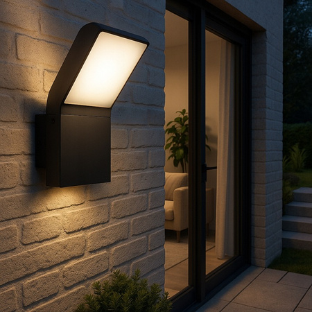 Zahradní nástěnné svítidlo Venkovní LED svítidlo 12W 4000K IP54