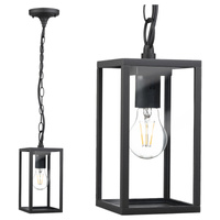 Venkovní závěsná zahradní lampa Malmo E27 Graphite - GOLDLUX (Polux)