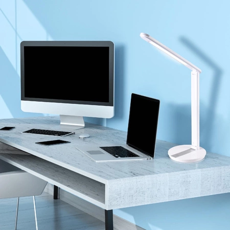 LED noční stolní lampa 8W CCT 3v1 3000-6500K bílá SERRA GOLDLUX (Polux)