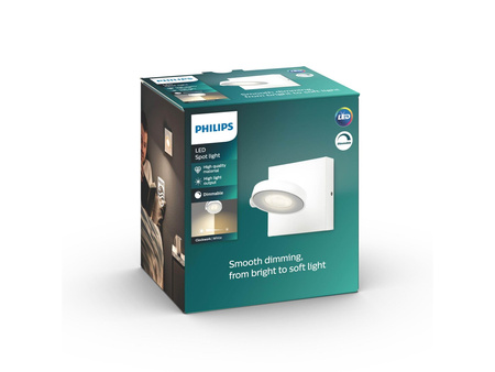 LED stropní svítidlo 4,5W 2700K stmívatelné CLOCKWORK Movable White PHILIPS