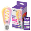 LED žárovka E27 Edison ST64 6,3W = 40W 470lm 2200-6500K RGB + TW FILAMENT Smart SMART WiFi Bluetooth App WiZ