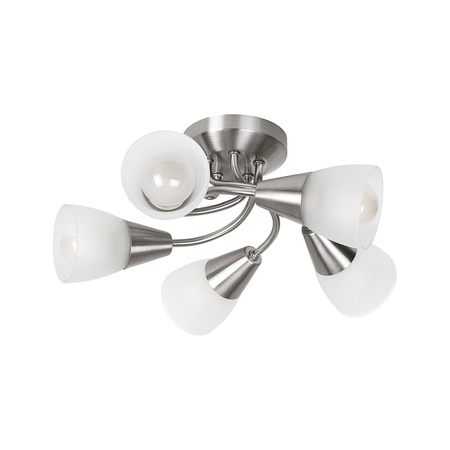 Stropní svítidlo 5x E14 Chrome Classic Connor Rabalux