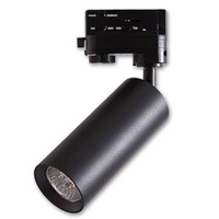 Lampa GU10 Black Track Light pro třífázové koleje