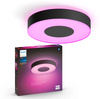 LED stropní svítidlo INFUSE M černé 33,5W CCT RGB PHILIPS HUE Bluetooth Zigbee