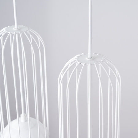 BRINA 3L 3xG9 Bílé moderní stropní závěsné svítidlo SOLLUX