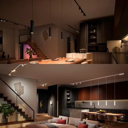 LED reflektor Perifo Black 5,3W CCT RGB Philips HUE Bluetooth