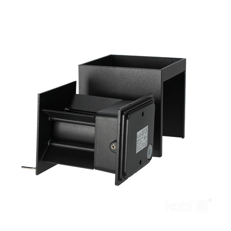 Nástěnné svítidlo LED 6W 420lm 3000K Neutral 2x LED IP54 Black Querk Kobi