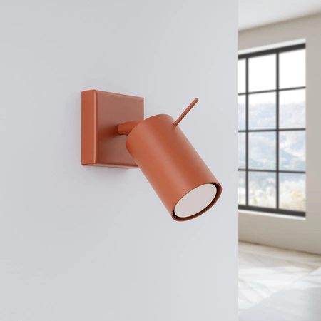 Nástěnné svítidlo Reflektor Tuba Spot GU10 Ochre Red Ring Bittersweet Shimmer SL.1506 Sollux