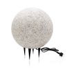 Venkovní lampa Sphere E27 Grey IP65 Zahradní koule Kobi
