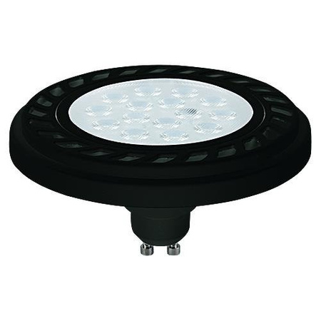 LENS 9343 GU10 ES111 LED žárovka 9W 810lm 3000K Teplá bílá Black 30° Nowodvorski