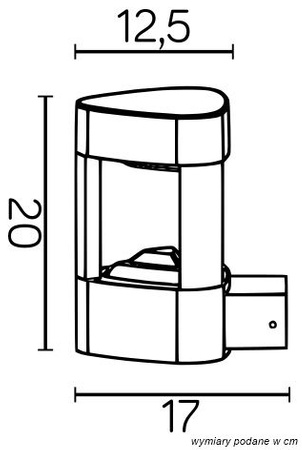 Venkovní zahradní fasádní svítidlo LED FAN GL 11206 GX53 Su-Ma
