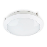 LED stropní svítidlo do koupelny s povrchovou montáží 18W 1800lm 4000K neutrální 120° bílá IP66 IK10 Defender Kobi