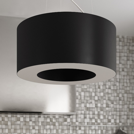 SATURNO SLIM LED závěsné svítidlo 5xE27 Lustr 50 cm černý SOLLUX
