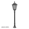 Venkovní zahradní lampový stožár LANTERN E27 Retro Maxi K 5002/1 BD 45 170cm černá Su-Ma