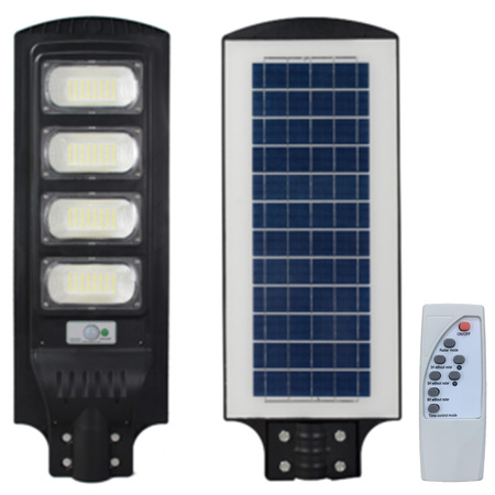 LED Solární Reflektor STREET 12 s Pohybovým a Soumrakovým Senzorem + Dálkový Ovladač Goldlux