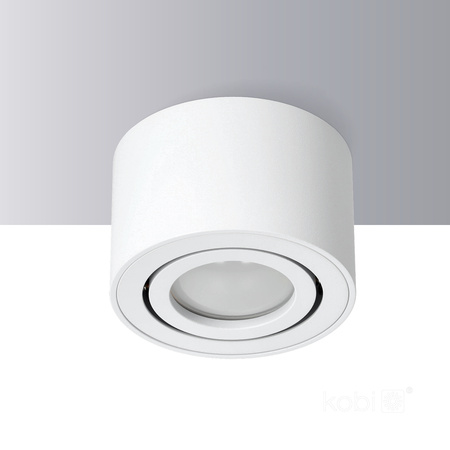 Halogenové bodové svítidlo pro povrchovou montáž GU10 Round White OH36 Kobi