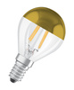 LED žárovka P45 Ball E14 4W = 34W 380lm 2700K Warm 300° Gold Retrofit Filament CLASSIC Osram