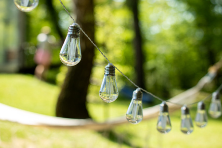 LED Solární řetěz, 20x LED Ozdobné Žárovky 5.69m Teplá bílá 3000K HELIC LUMILED