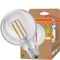 E27 CL G95 LED žárovka 4W = 60W 840lm 3000K Teplá bílá 360° vlákno OSRAM ULTRA EFFICIENT