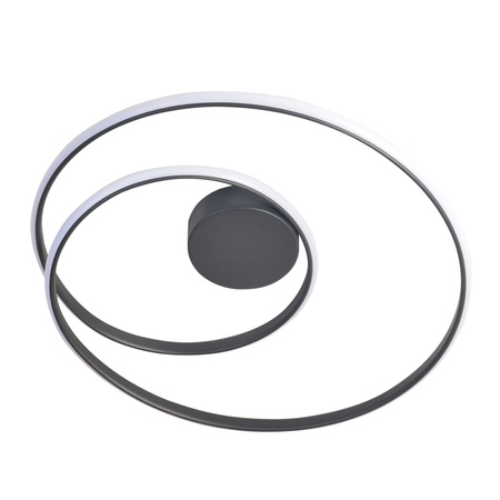 Dekorativní stropní svítidlo LED 40W 3700lm 4000K neutrální černá ZEFIRA Sanico Goldlux