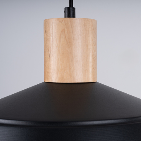 FANO E27 černá skandinávská závěsná lampa SOLLUX