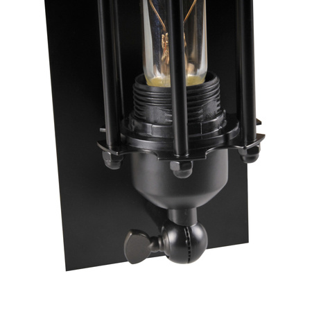 Nástěnné svítidlo Venkovní fasádní svítidlo E14 Black Retro Sanico Goldlux