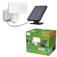 Solární reflektor LED 6W 1000lm 3000K IP44 se senzorem pohybu a soumraku Tylus Ultra Efficient White Philips