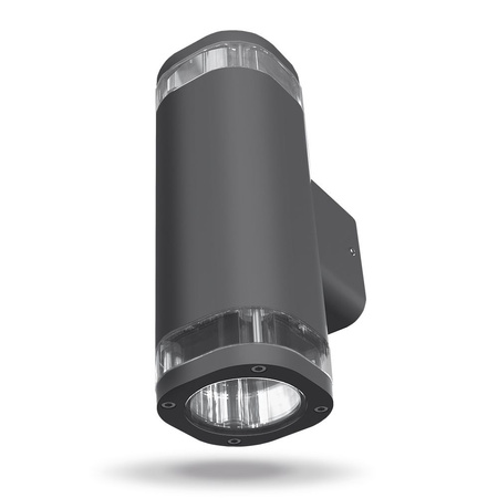 Venkovní nástěnné svítidlo IP54 2x GU10 Grey BRUNO Videx