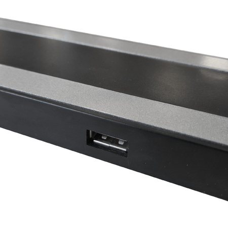 Stolní lampa LED 7W 400lm 4000lm Neutrální 120° černostříbrná Stmívatelná Madera Sanico Goldlux