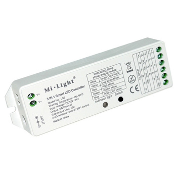 LED přijímač MONO / CCT / RGB / RGB+CCT 15A Mi-Light 5v1 - LS2