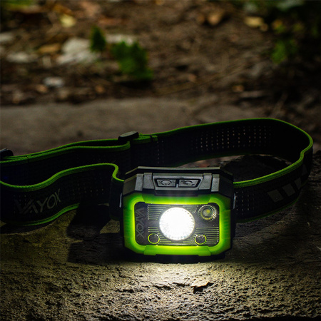 Dobíjecí čelovka 750LM CREE + SMD PRO SERIES VA0187 VAYOX