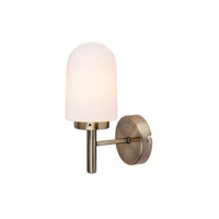 Nástěnné svítidlo LED E14 hnědé moderní IP44 Zenkai Rabalux