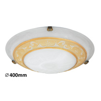 Plafond LED stropní svítidlo Povrchová montáž 2x E27 White Classic Laretta Rabalux