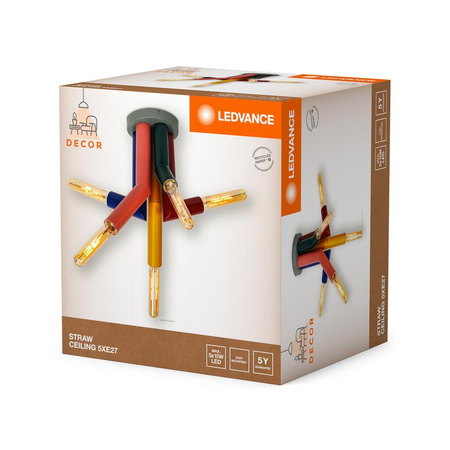 Dekor E27 Vícebarevné dekorativní stropní svítidlo Ledvance