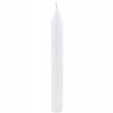 Stolní svíčka 6 ks. tradiční bílá. neparfémovaná