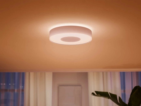 LED stropní svítidlo INFUSE M White 33,5W CCT RGB PHILIPS HUE Bluetooth Zigbee