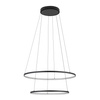 LED závěsné stropní svítidlo 35W 1300lm 4000K neutrální černá moderní CIRCOLO LED 10864 Nowodvorski
